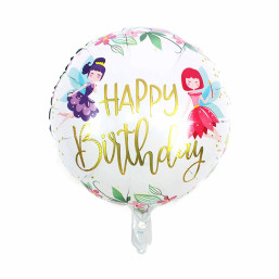 Foil Balloon - Round - Happy Birthday
